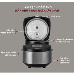 Thumbnail Nồi cơm điện tử Cuckoo 1.08L CR-0680F đa chức năng, thiết kế hiện đại - Bảo hành 2 năm - Hàng chính hãng Cuckoo 4