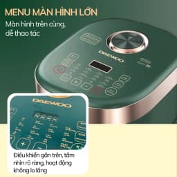 Thumbnail Nồi cơm điện cao tần 16 chế độ nấu 1.8L Daewoo công suất 1200w DWRC-G411IH 1