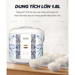 Thumbnail Nồi cơm điện dòng chống dính tăng cường xử hấp KS-181TJV "BM" -  Bảo hành chính hãng 12 Tháng 3