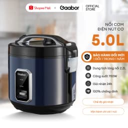 Thumbnail Nồi cơm điện Gaabor RC50M-BE01A dung tích 5L lòng nồi 2.2L 700W đa năng nấu cơm làm bánh kèm khay 2