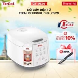 Thumbnail Nồi cơm điện tử Tefal RK733168 - 1.8L, 750W 1