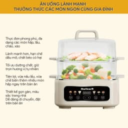 Thumbnail Nồi Hấp Đa Năng BlueStone MPB-7238 - 17 lít - 1300W - Điều khiển cảm ứng 1