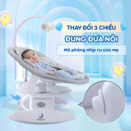 Thumbnail Nôi điện Chilux cho bé E9 có điều khiển từ xa 3
