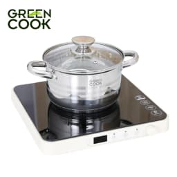 Thumbnail Nồi Inox 5 đáy cao cấp PFOA free 18 cm Green Cook GCS243-18IH 3
