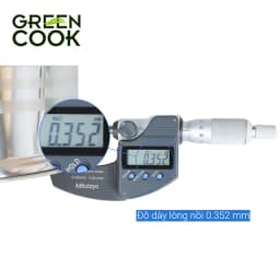 Thumbnail Nồi Inox 5 đáy cao cấp PFOA free 18 cm Green Cook GCS243-18IH 4