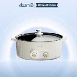 Thumbnail Nồi lẩu điện đa năng 2 ngăn Deerma DG50W chống dính, dung tích lớn 6L công suất 2000W - Bảo hành 12 tháng 1