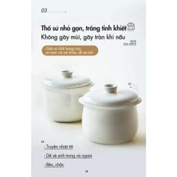 Thumbnail Nồi Nấu Chậm Đa Năng 0.8L Bear DDZ-A08T8 (SC-4H08K) | Kèm xửng hấp - Nồi ăn dặm cho bé | Bảo Hành 18 Tháng 1
