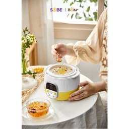 Thumbnail Nồi Nấu Cháo Chậm 0.8L BEAR Nồi Nấu Chậm Nồi Chưng Yến Cách Thuỷ Nồi Nấu Cháo Cho Bé Nấu Chậm Đậm Dưỡng Chất SUBE001 2