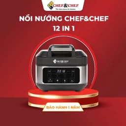 Thumbnail Nồi Nướng CHEF&CHEF 12 in 1 – Thiết Kế Hiện Đại, Sang Trọng 1