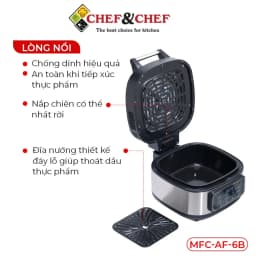 Thumbnail Nồi Nướng CHEF&CHEF 12 in 1 – Thiết Kế Hiện Đại, Sang Trọng 4