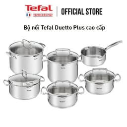 Thumbnail Nồi/ quánh Inox đáy từ Tefal Duetto Plus cao cấp (16cm/18cm/20cm/22cm/24cm/28cm) 2