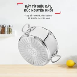Thumbnail Nồi/ quánh Inox đáy từ Tefal Duetto Plus cao cấp (16cm/18cm/20cm/22cm/24cm/28cm) 4