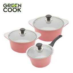 Thumbnail Nồi đúc đáy từ chống dính PFOA free Green Cook GCS size 16-18-20-24 cm công nghệ Hàn Quốc 2