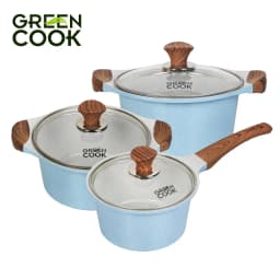 Thumbnail Nồi đúc đáy từ chống dính PFOA free Green Cook GCS size 16-18-20-24 cm công nghệ Hàn Quốc 3