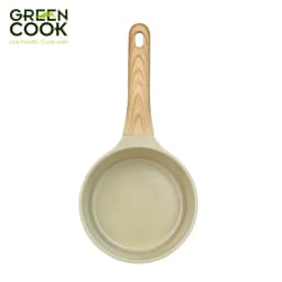 Thumbnail Nồi đúc men gốm Green Cook IVORY chông dính PFOA free - Dùng cho mọi loại bếp GCS233 3