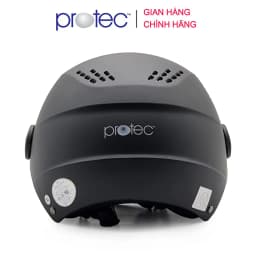 Thumbnail Nón bảo hiểm 1/2 đầu có kính Protec VIC, size lớn, độ che phủ sâu hơn 2