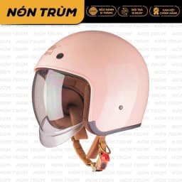 Thumbnail Nón bảo hiểm 3/4 Royal M139 có kính âm màu hồng bóng mới 2025 chính hãng tại Nón Trùm 1