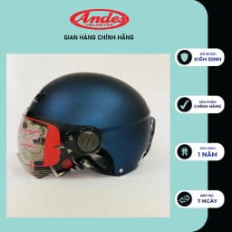 Thumbnail Nón bảo hiểm nửa đầu ANDES 109K size lớn 2