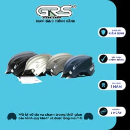 Thumbnail Nón bảo hiểm nửa đầu chính hãng GRS A760T kèm lưỡi trai 3