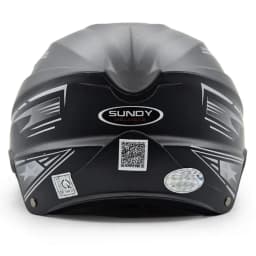 Thumbnail Nón bảo hiểm nửa đầu có kính SUNDY Helmets HP02 Lưỡi trai vân mũ thể thao, Freesize (vòng đầu 56-59cm) cho nam nữ 2