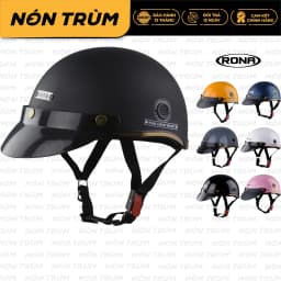 Thumbnail Nón bảo hiểm nửa đầu RONA Haly Luxury có nhiều màu chính hãng tại Nón Trùm 1