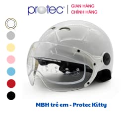 Thumbnail Nón bảo hiểm nửa đầu trẻ em có kính Protec Kitty nhiều màu sắc, gọn nhẹ dành cho bé từ 4-10 tuổi 1