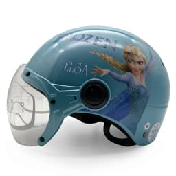 Thumbnail Nón bảo hiểm trẻ em 1/2 đầu có kính Protec Kitty, họa tiết nữ hoàng băng giá Frozen 2