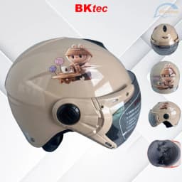 Thumbnail Nón bảo hiểm trẻ em BKtec BK14 - Dành cho bé từ 5 đến 10 tuổi, bé nặng dưới 30kg, Vòng đầu từ 52-54cm, Bảo Hành 12 tháng 2