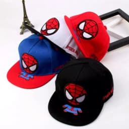 Thumbnail Nón cho bé trai 2 đến 5 tuổi 1989KIDS Mũ cho bé trai vòm đầu 52cm hình in siêu nhân spidermen vành rộng chống nắng tốt 2
