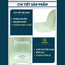 Thumbnail Nón kết nam nữ đẹp xịn ngầu hàn quốc vải nhung thoáng mát thêu chữ everyda cao cấp mịn ON1 OPPAMAN 4