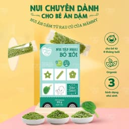 Thumbnail Nui mini rau củ Mămmy cho bé mới ăn dặm tập nhai trên 6 tháng, 100g 3