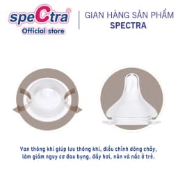 Thumbnail Núm ti cổ rộng Spectra Chính Hãng Hàn Quốc Hộp 2 Cái (Size S/M/L/LL) 1