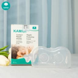 Thumbnail Núm Trợ Ti Kamidi Chất Liệu Silicon Co Dãn Mềm Mại Bảo Vệ Đầu Ngực Cho Mẹ Và Hỗ Trợ Cho Bé Ti Song Song Bình Sữa 2