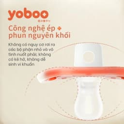 Thumbnail Núm ty ngậm cho bé Yoboo YB-0007 đầu tròn bằng silicone nguyên khối mô phỏng ti mẹ - Hàng chính hãng 3