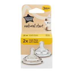 Thumbnail Núm Ty Silicon Siêu Mềm Tự Nhiên Tommee Tippee Natural Start Nhiều Size (Vỉ Đôi, Tách Lẻ) 2