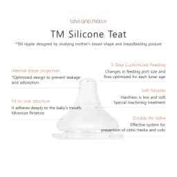 Thumbnail NÚM TY SILICONE TOVI AND MOLLY (TM) STEP 0 ~ 4 4