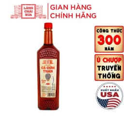 Thumbnail Nước Chấm Cá Cơm Than Làng Chài Xưa chai nhựa cao cấp 1 lít/chai Đặc Biệt Thanh Dịu An toàn Tiết Kiệm 1