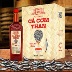 Thumbnail Nước Chấm Cá Cơm Than Làng Chài Xưa chai nhựa cao cấp 1 lít/chai Đặc Biệt Thanh Dịu An toàn Tiết Kiệm 3