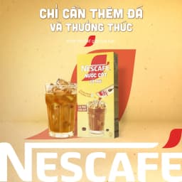 Thumbnail Nước cốt cà phê NESCAFÉ - CÀ PHÊ SỮA ĐÁ (hộp 5 gói) 1