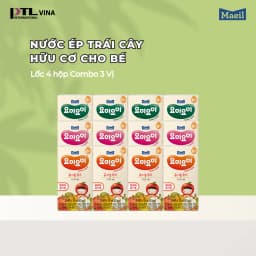 Thumbnail Nước ép hoa quả Maeil Hàn Quốc hữu cơ, bổ sung vitamin, canxi cho bé từ 6 tháng hộp 125ml 1