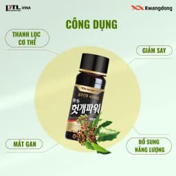 Thumbnail Nước giải rượu Hutkae KWANGDONG giảm say tăng cường chức năng, thanh lọc và mát gan chai 100ml 2
