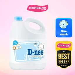 Thumbnail Nước giặt quần áo em bé D-nee Xanh - Lovely Sky 3L/2.8 1