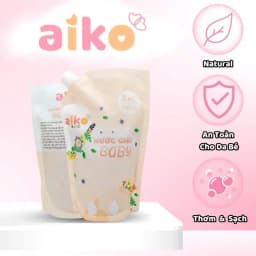 Thumbnail . Nước giặt xả 2in1 AIKO an toàn cho bé - Túi 600g 4