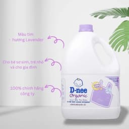 Thumbnail Nước giặt xả Dnee bình tím 3000ml mẫu mới chính hãng 3