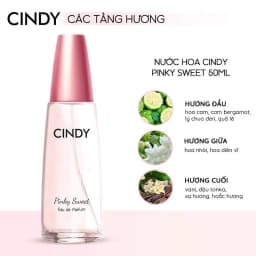 Thumbnail Nước hoa nữ Cindy Pinky Sweet mùi hương ngọt ngào trẻ trung 50ml 4