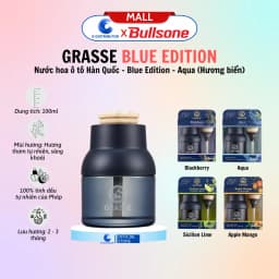 Thumbnail Nước hoa ô tô Bullsone Grasse Blue Edition Blackberry/Aqua/Apple Mango/Sicilian Lime - Chính Hãng 1