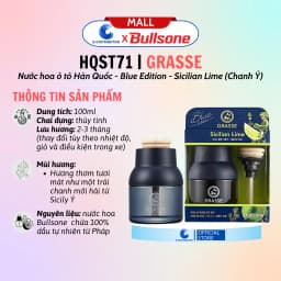 Thumbnail Nước hoa ô tô Bullsone Grasse Blue Edition Blackberry/Aqua/Apple Mango/Sicilian Lime - Chính Hãng 2