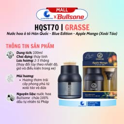 Thumbnail Nước hoa ô tô Bullsone Grasse Blue Edition Blackberry/Aqua/Apple Mango/Sicilian Lime - Chính Hãng 4