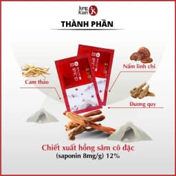 Thumbnail Nước hồng sâm Hàn Quốc Jung Kian Premium Korean Red Ginseng Drink – 60 gói x 50ml 3