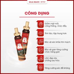 Thumbnail Nước Hồng Sâm Hàn Quốc KGC Jung Kwan Jang Vital Tonic 20ml x 10 Ống 2